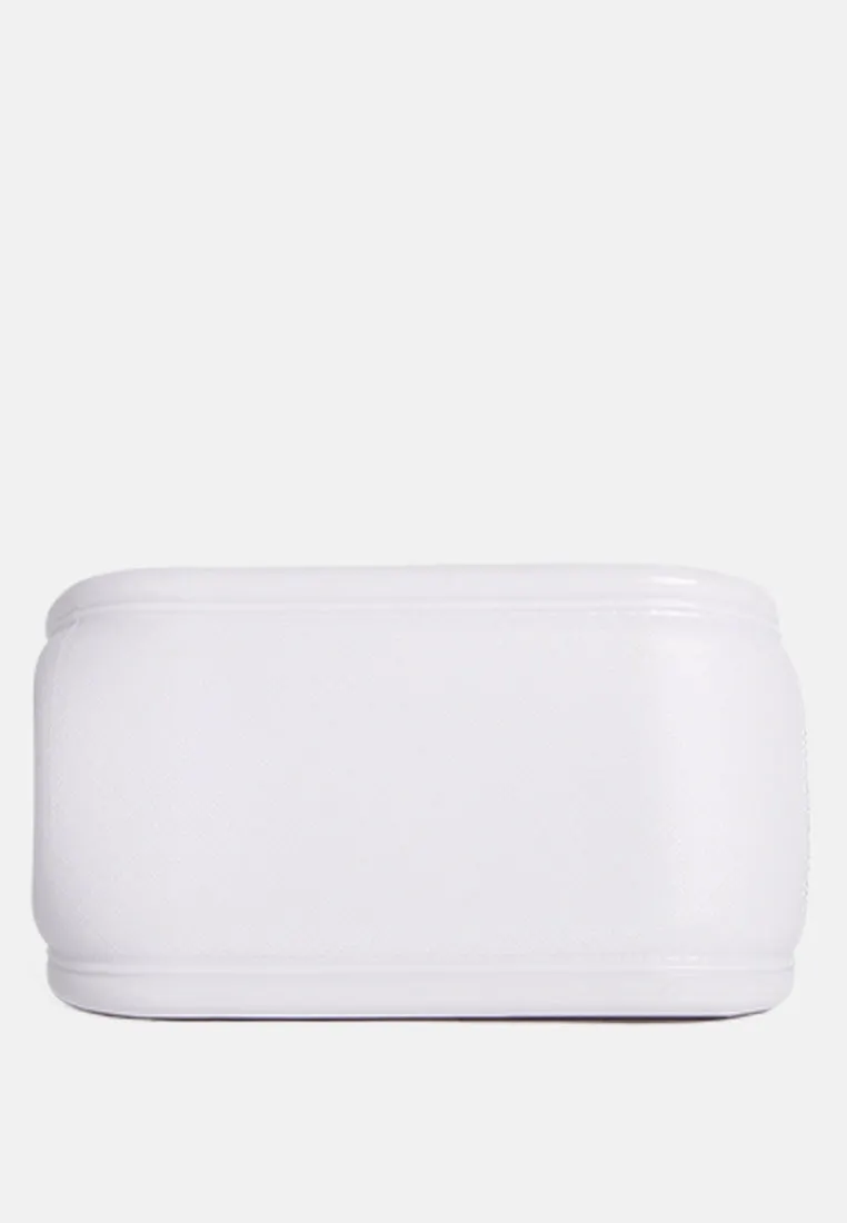 Croc Textured Mini Handbag