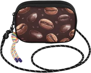 Crossbody Bag Coffee Cups Saucers for Women Cell Phone Purses Women's Small Shoulder Handbags Wallet Purse with Strap