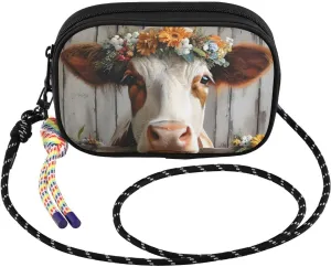 Crossbody Bag Cow Garland Fence for Women Cell Phone Purses Women's Small Shoulder Handbags Wallet Purse with Strap