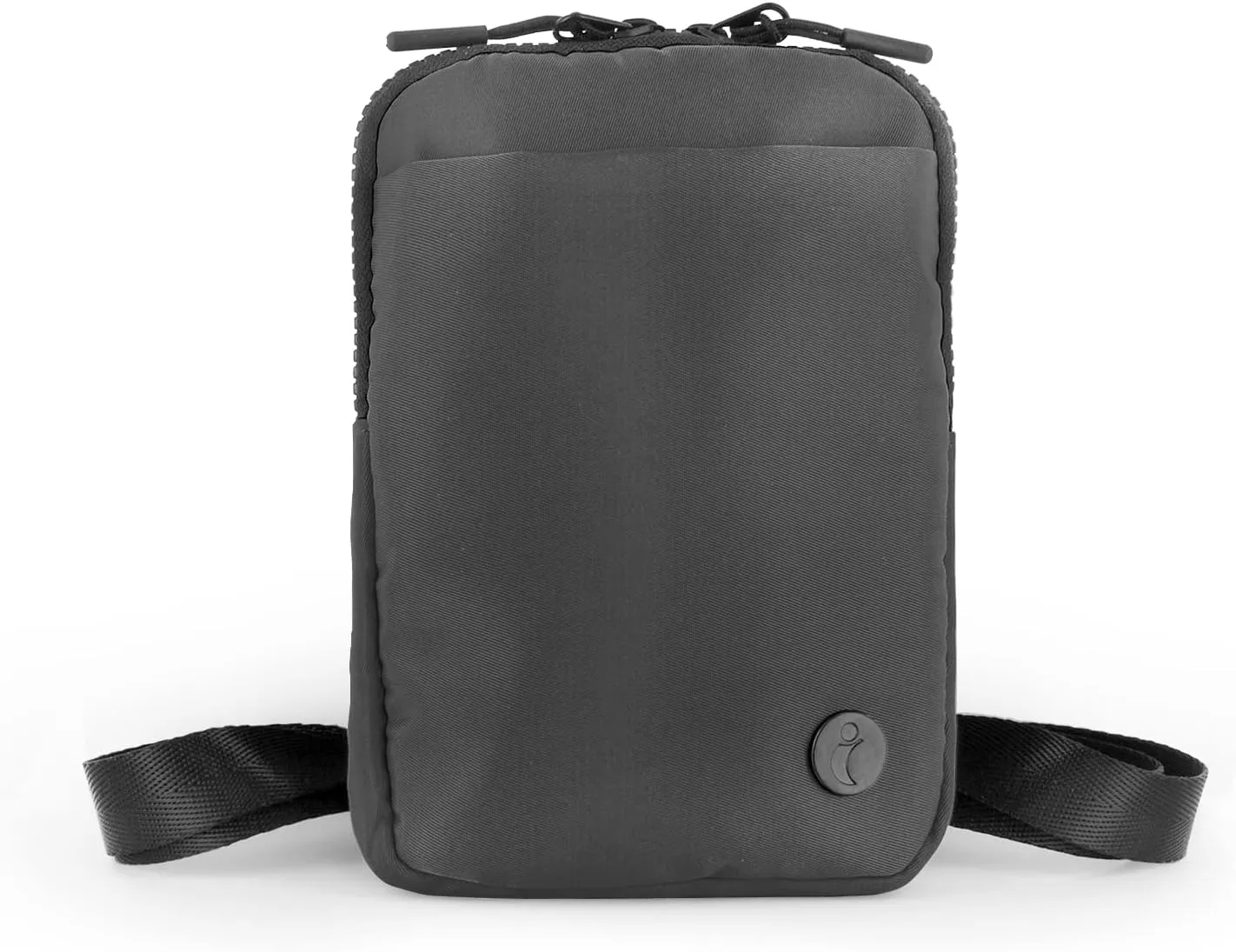 Crossbody Bag for Men & Women, Crossbody Belt Bag for Sports, Travel, Walking, Running, Hiking (Grey, One Size)