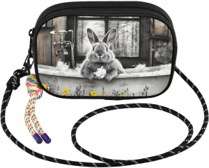 Crossbody Bag Rabbit Bathtub for Women Cell Phone Purses Women's Small Shoulder Handbags Wallet Purse with Strap