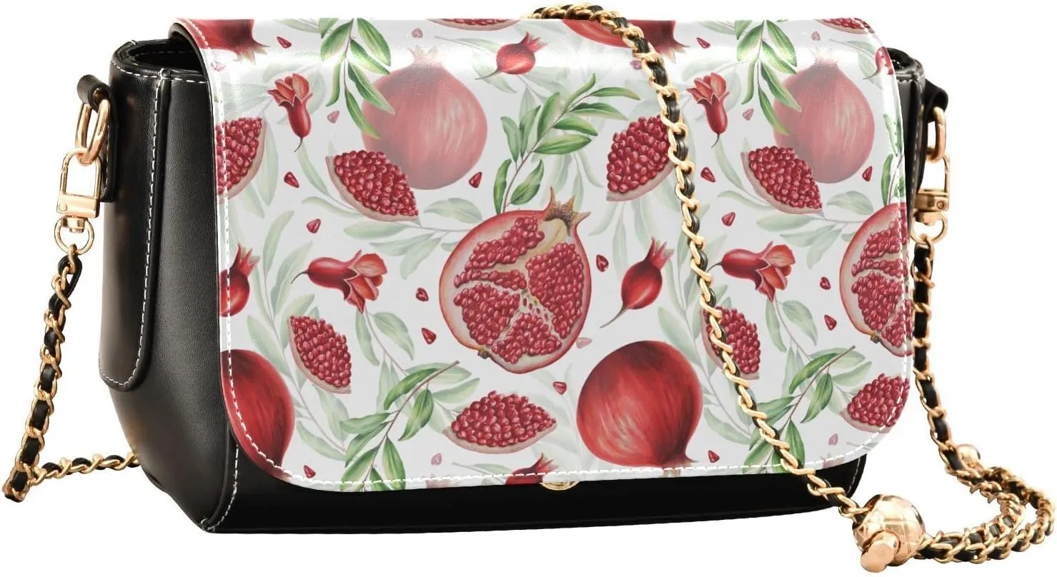 Crossbody Bags for Women Trendy Women's Black Shoulder Bag Small PU Leather Flap Cross Body Bag Handbags