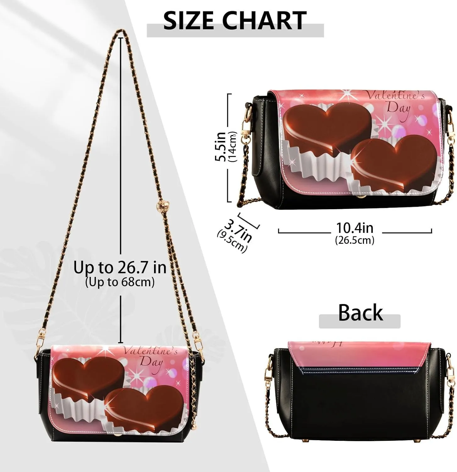 Crossbody Bags for Women Trendy Women's Black Shoulder Bag Small PU Leather Flap Cross Body Bag Handbags