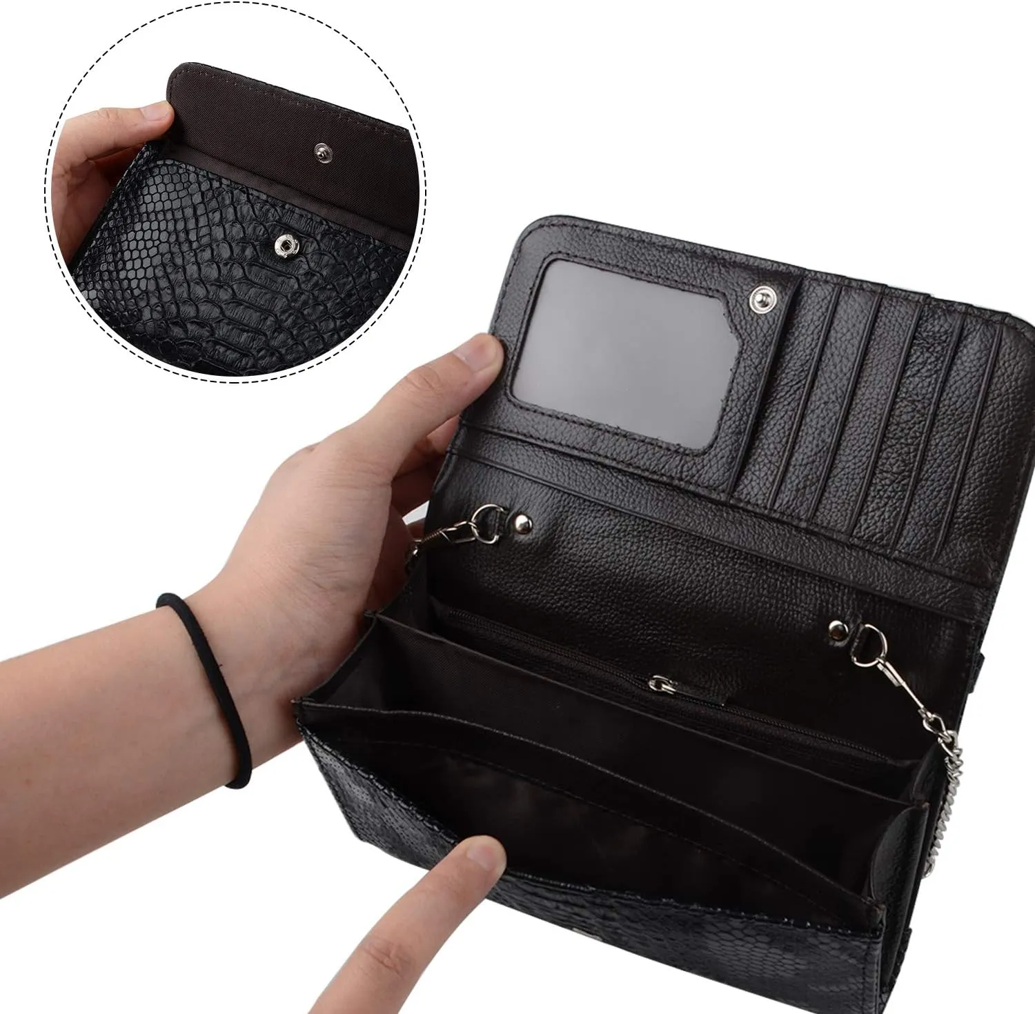 Crossbody Purses for Women Small Top Handle Satchel Handbags Snakeskin Pattern Shoulder Purses