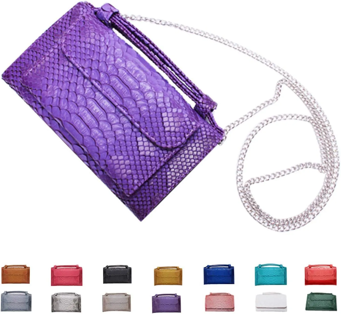 Crossbody Purses for Women Small Top Handle Satchel Handbags Snakeskin Pattern Shoulder Purses