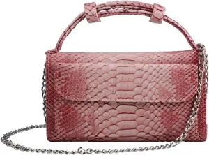 Crossbody Purses for Women Small Top Handle Satchel Handbags Snakeskin Pattern Shoulder Purses