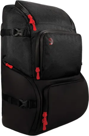 D'Addario Accessories Backline Gear Transport Pack Standard - Gear Bag for Solo Musicians - Gig Bags - Mic Stand Gig Bag - DJ Bags for Cables - DJ Gear, Large