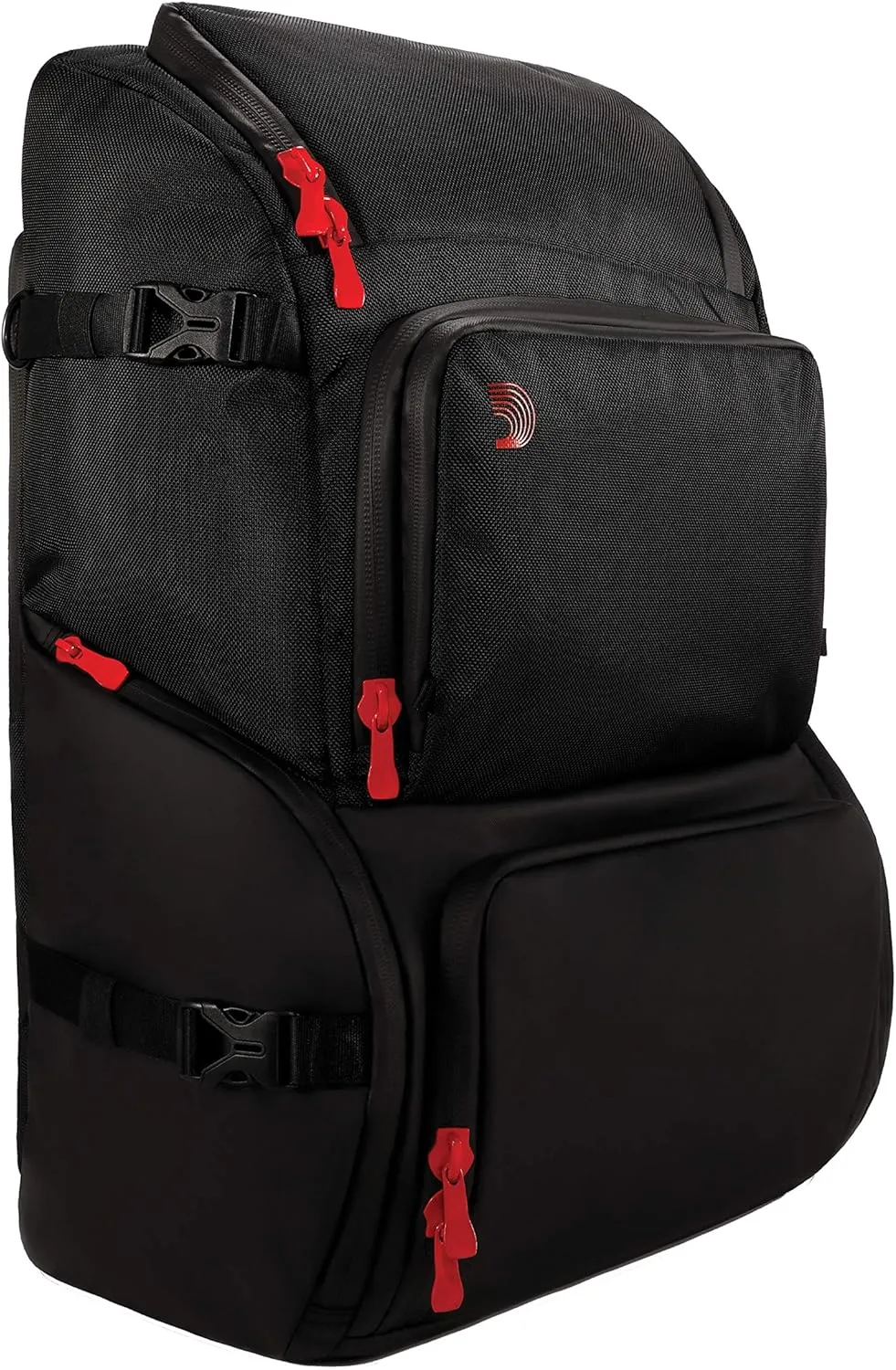 D'Addario Accessories Backline Gear Transport Pack Standard - Gear Bag for Solo Musicians - Gig Bags - Mic Stand Gig Bag - DJ Bags for Cables - DJ Gear, Large