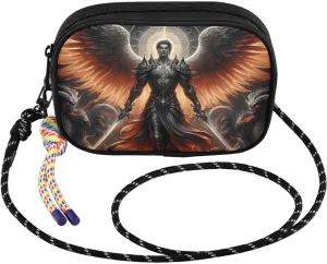 Dark Archangel Sword Wings Crossbody Bag for Women Cell Phone Purses Women's Small Shoulder Handbags Wallet Purse with Strap
