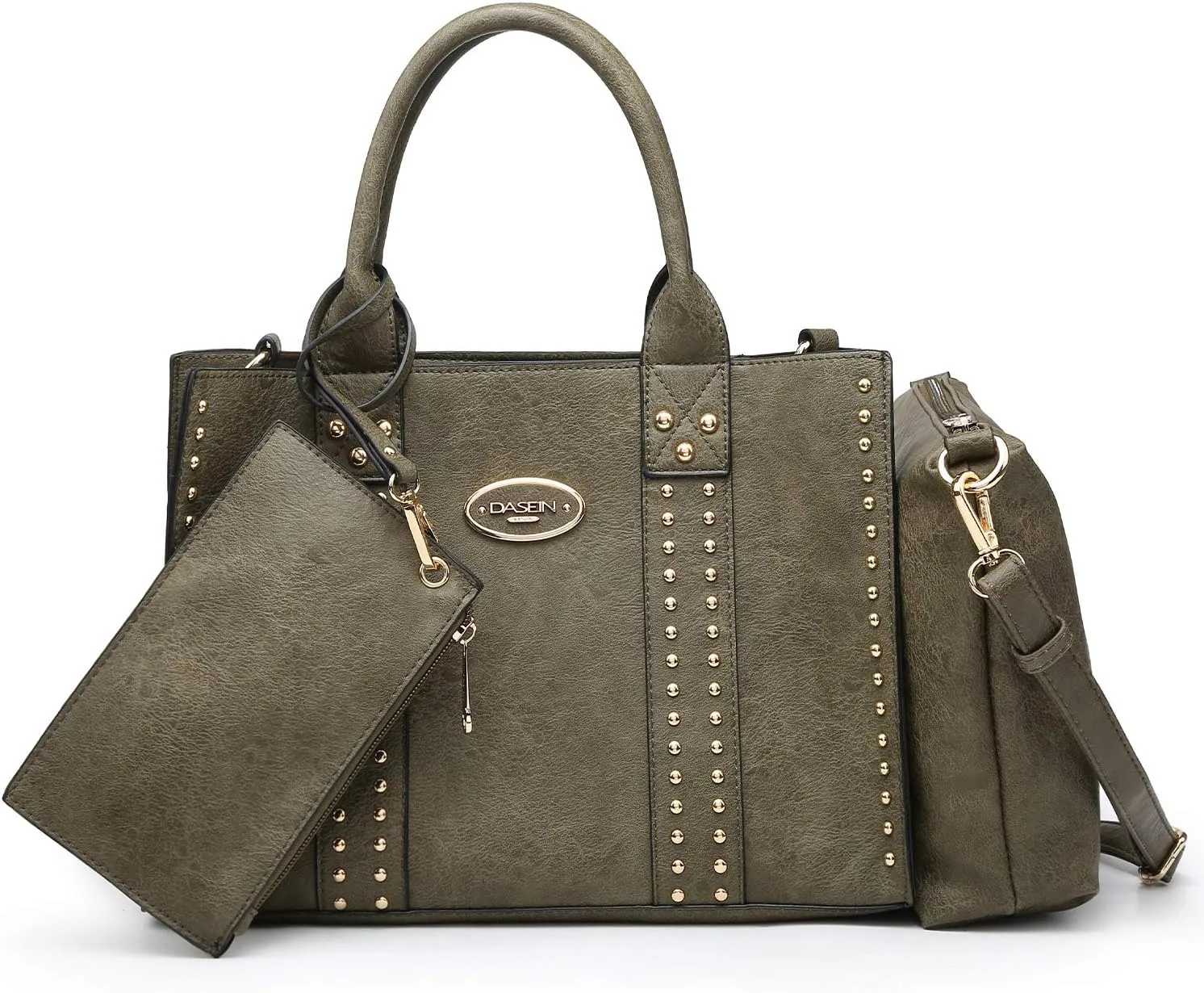 Dasein Purses Handbags for Women Tote Wallet Set Top Handle Satchel Shoulder Hobo Bag 3pcs
