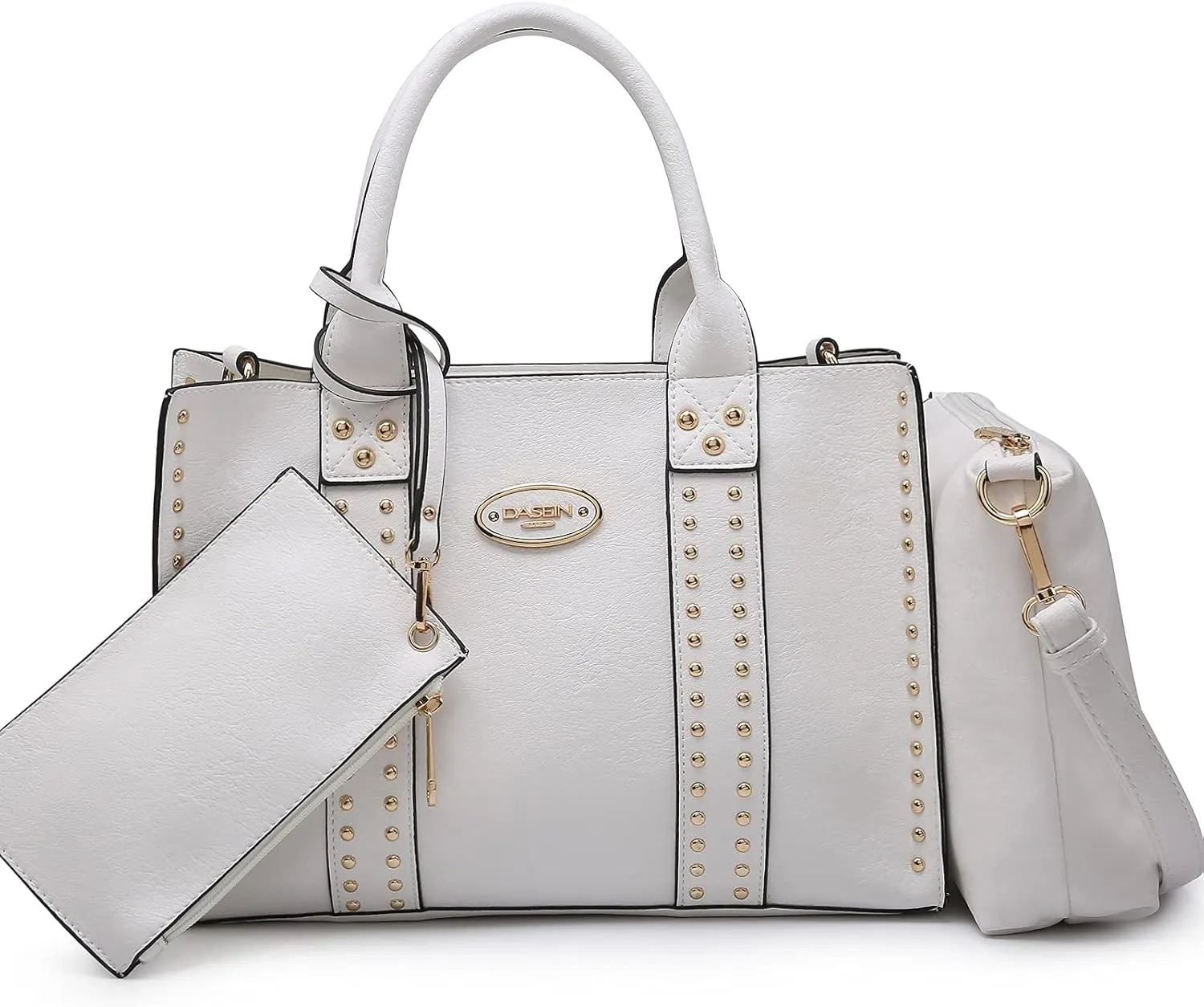 Dasein Purses Handbags for Women Tote Wallet Set Top Handle Satchel Shoulder Hobo Bag 3pcs