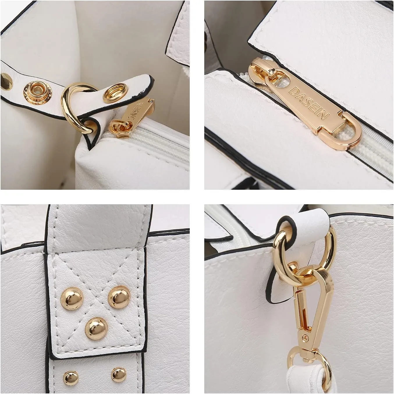 Dasein Purses Handbags for Women Tote Wallet Set Top Handle Satchel Shoulder Hobo Bag 3pcs