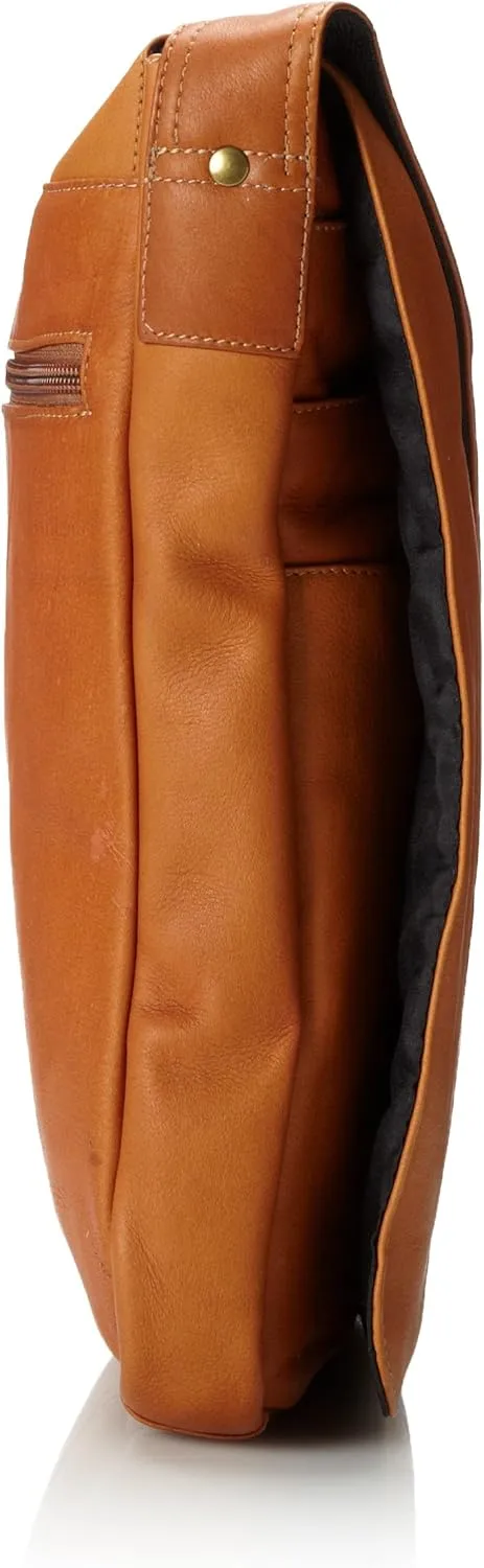 David King & Co. Small Vertical Messenger Bag, Tan, One Size