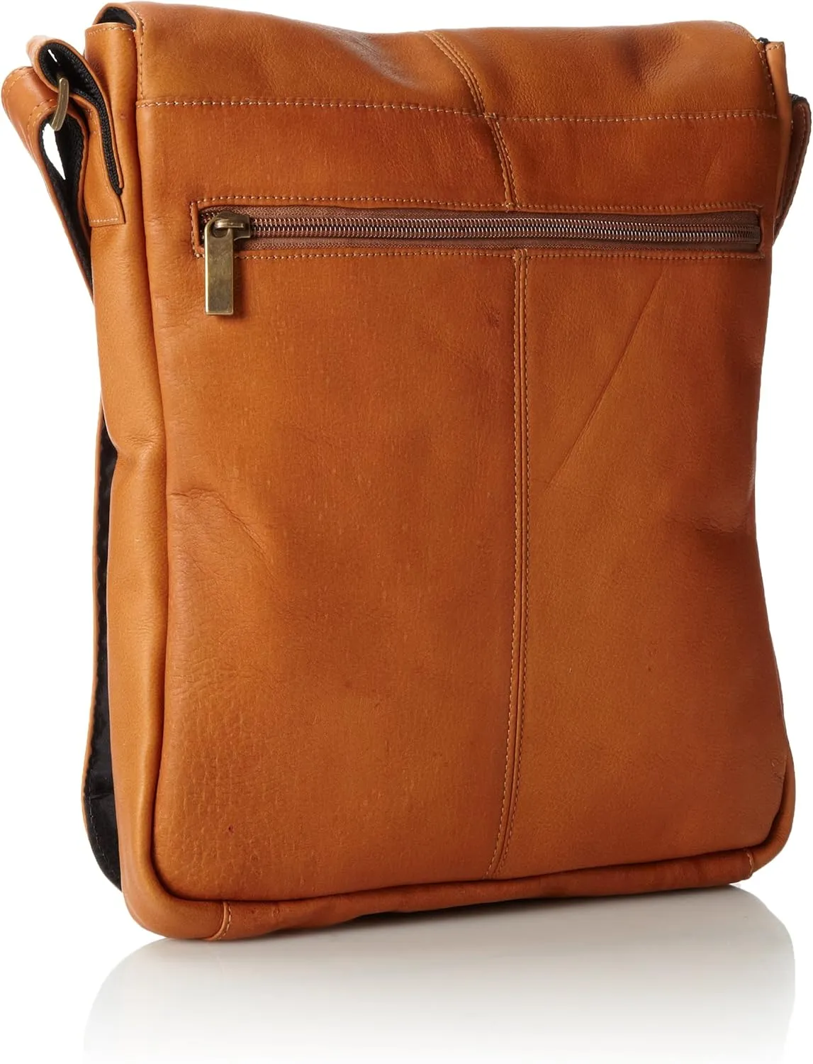 David King & Co. Small Vertical Messenger Bag, Tan, One Size