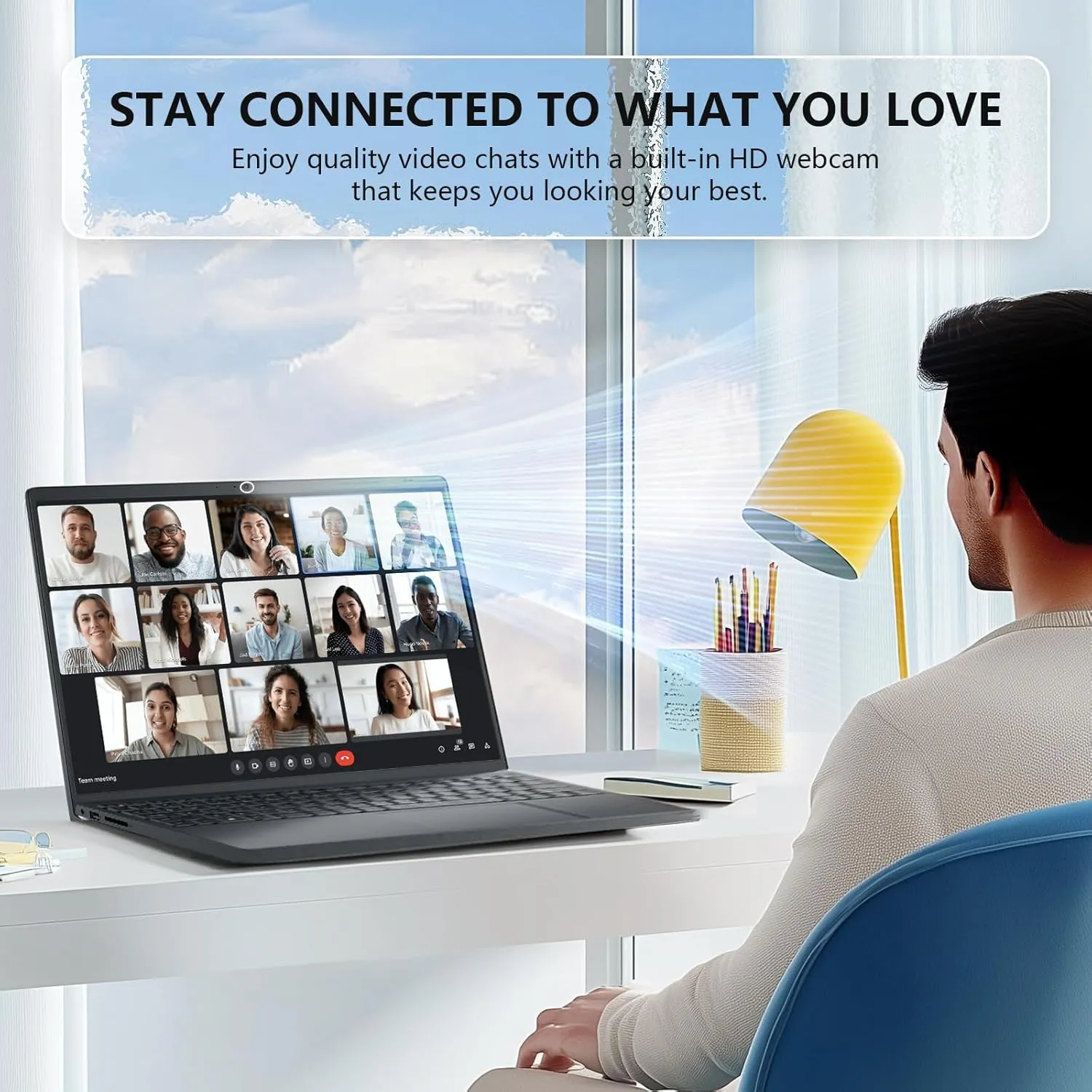 Dell Inspiron 15.6" Touchscreen Laptop - Business & Student Laptop Computer, with Office Lifetime & Win 11 Pro, AMD Ryzen 7 7730U, External DVD Drive, WVA LED FHD Anti-Glare Display, 64GB RAM, 2TB SSD