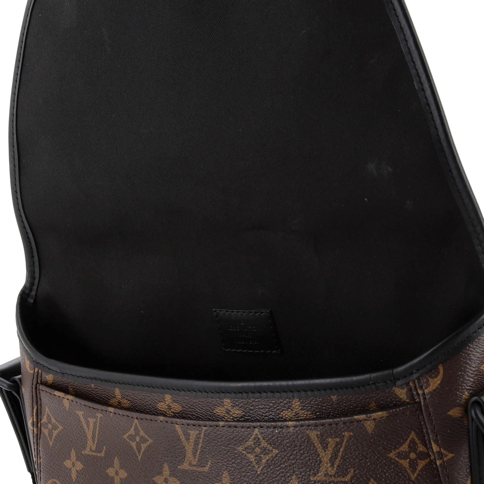 Designer Magnetic Messenger Bag Macassar Monogram Canvas