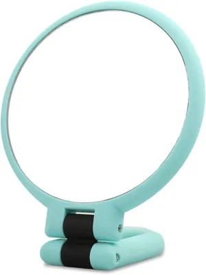 Desktop Vanity Mirror 10x Makeup Mirror Round Makeup Mirror Portable Handheld Makeup Travel Magnifier Desktop with Handle Makeup Tools Suitable for Travel, Make
