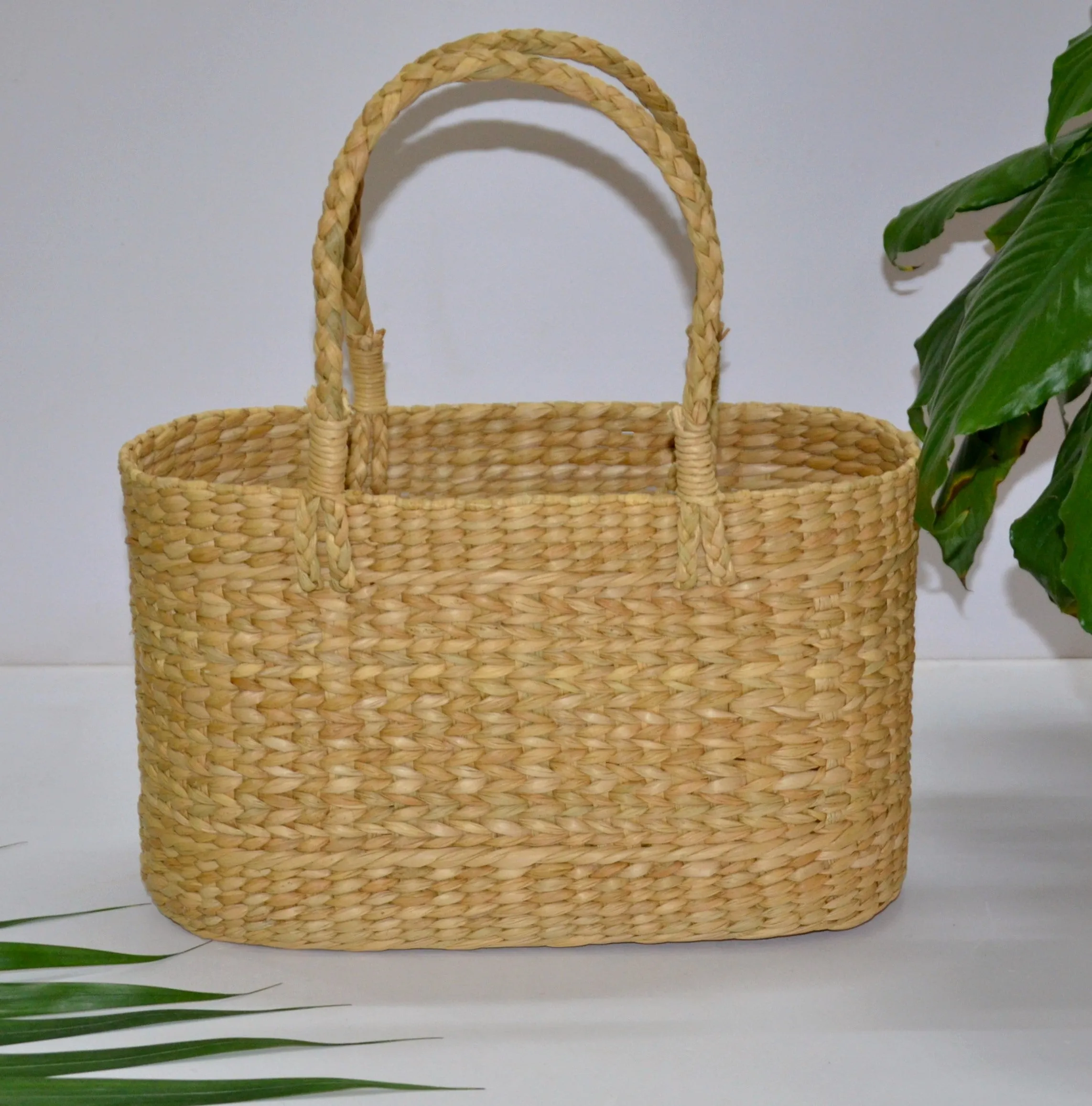 Dharini Kauna Oval Basket Bag