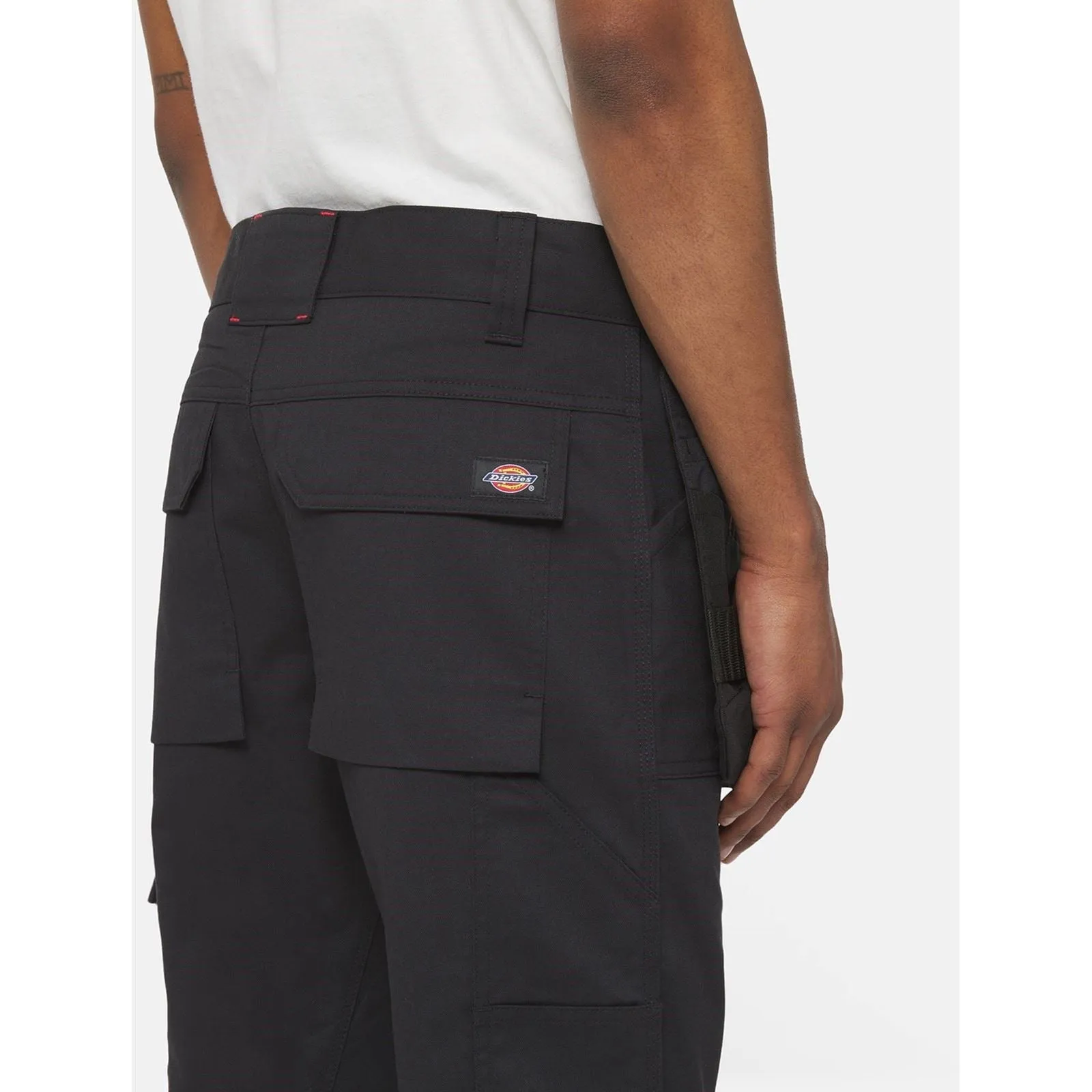 Dickies Multi Pocket Utility Polyester Men's Black Work Trousers