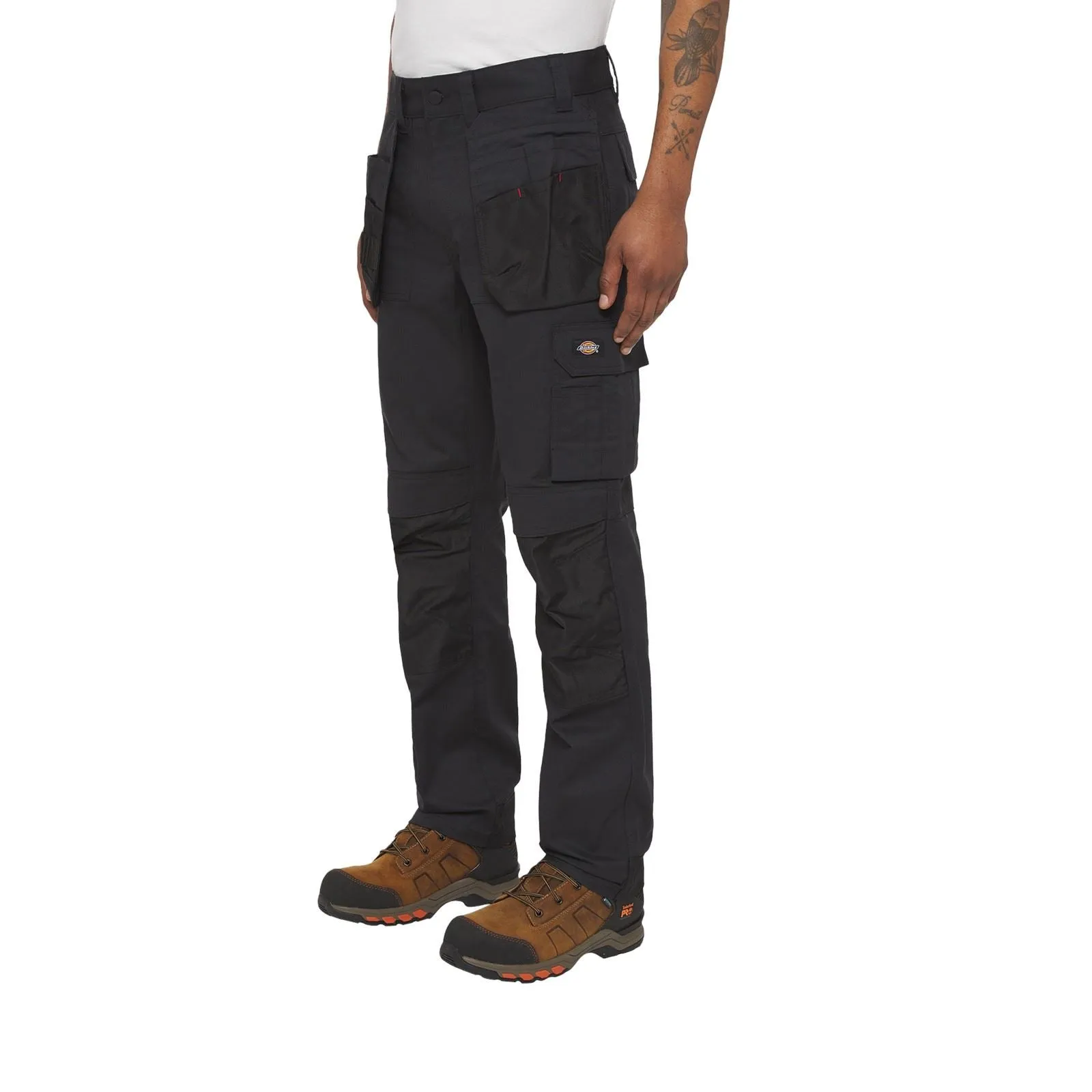 Dickies Multi Pocket Utility Polyester Men's Black Work Trousers