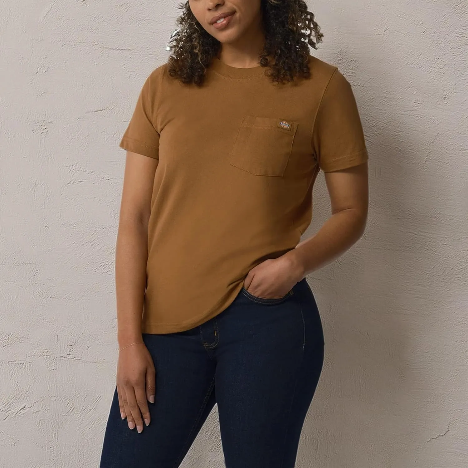 Dickies Women's Short Sleeve Heavyweight Pocket T-Shirt