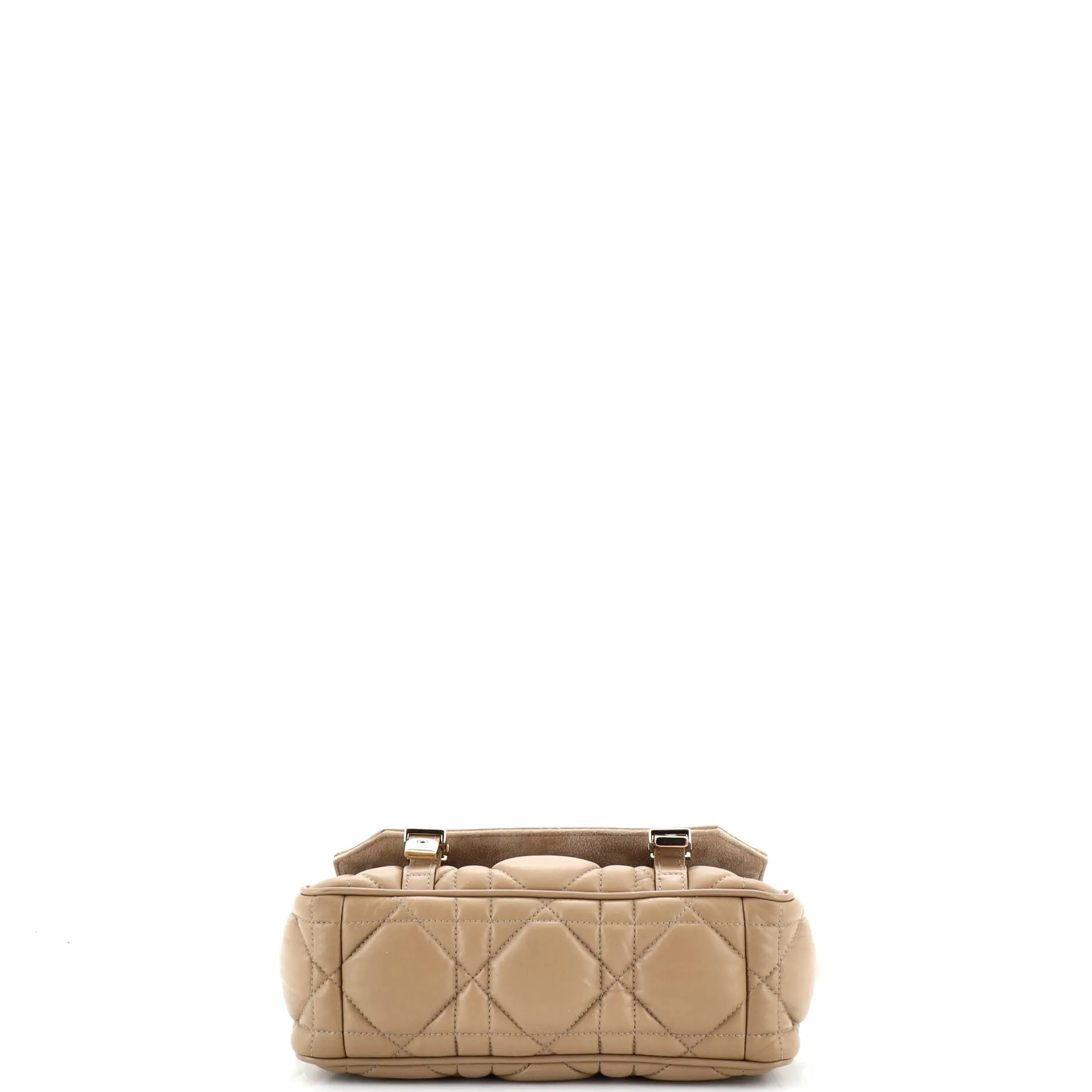 Diorcamp Messenger Bag Padded Macrocannage Quilt Calfskin Small