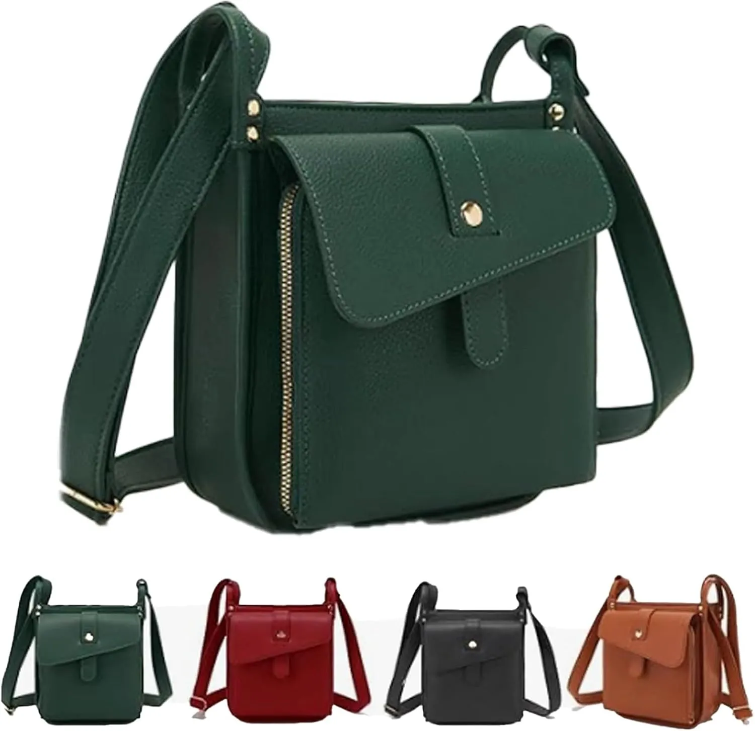 Dollver, Dollver Crossbody Purse, Messenger Shoulder Bag, Dollver Unique Design Crossbody Leather Bag for Women