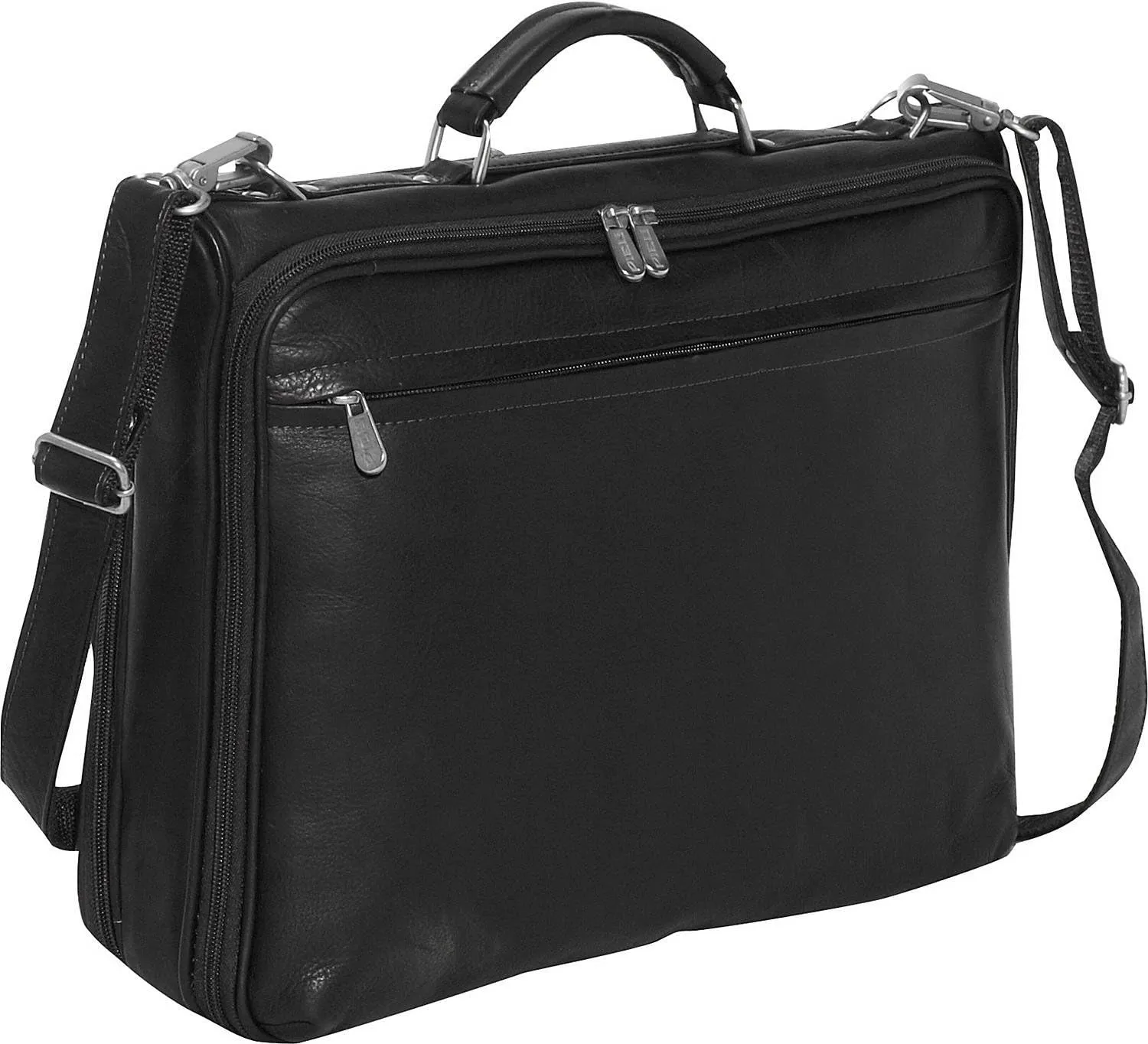 Double Executive Computer Bag, Black, One Size