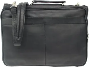 Double Executive Computer Bag, Black, One Size