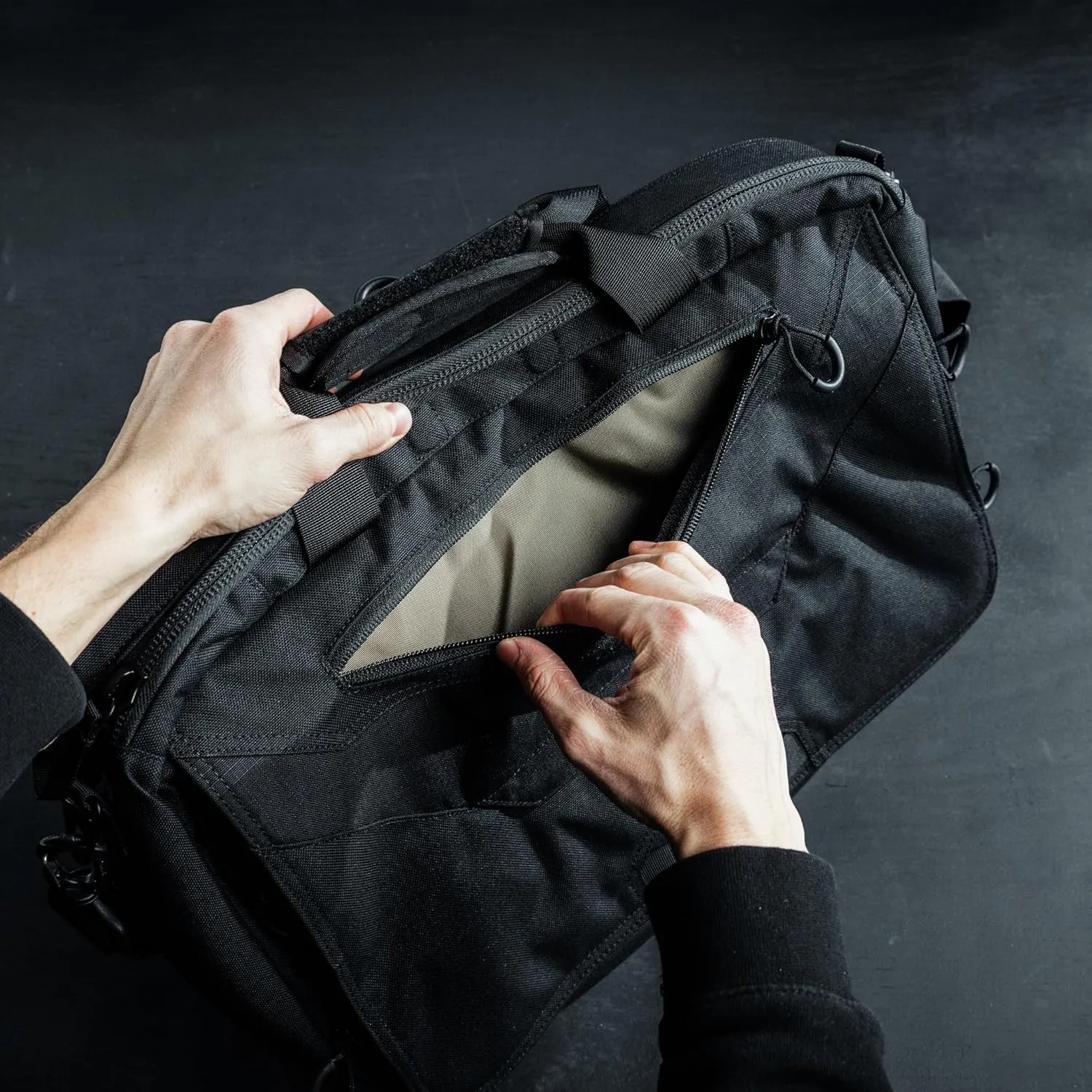 Eberlestock Executive Brief - CCW Compartment Brief Case - EDC Organization Work Pack - 500D Cordura Nylon