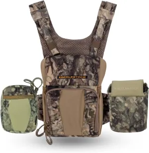 Eberlestock Recon Modular Bino Pack (Small), Rangefinder Pouch, and Utility Pouch Bundle - Mirage - Advanced Binocular Harness System with Customizable Attachments