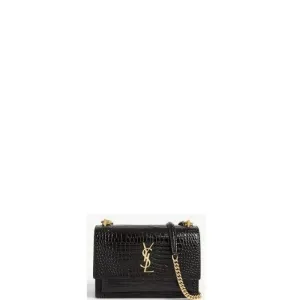 Eco-friendly - First-dibs sale ESMEE Shoulder Sunset Black Croc Bag