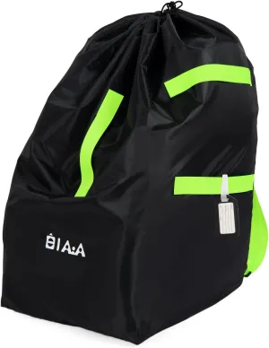 elaia Car Seat Travel Bag for Airplane, Waterproof Wearable with Straps, Large Capacity Car Seat Check Bag, Perfect for Air Travel, Family Vacations, and Parents with Infants