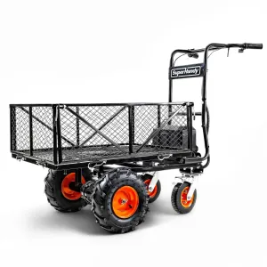 Electric Utility Wagon Pro - 48V 7Ah AGM Battery, 660Lb Max Weight