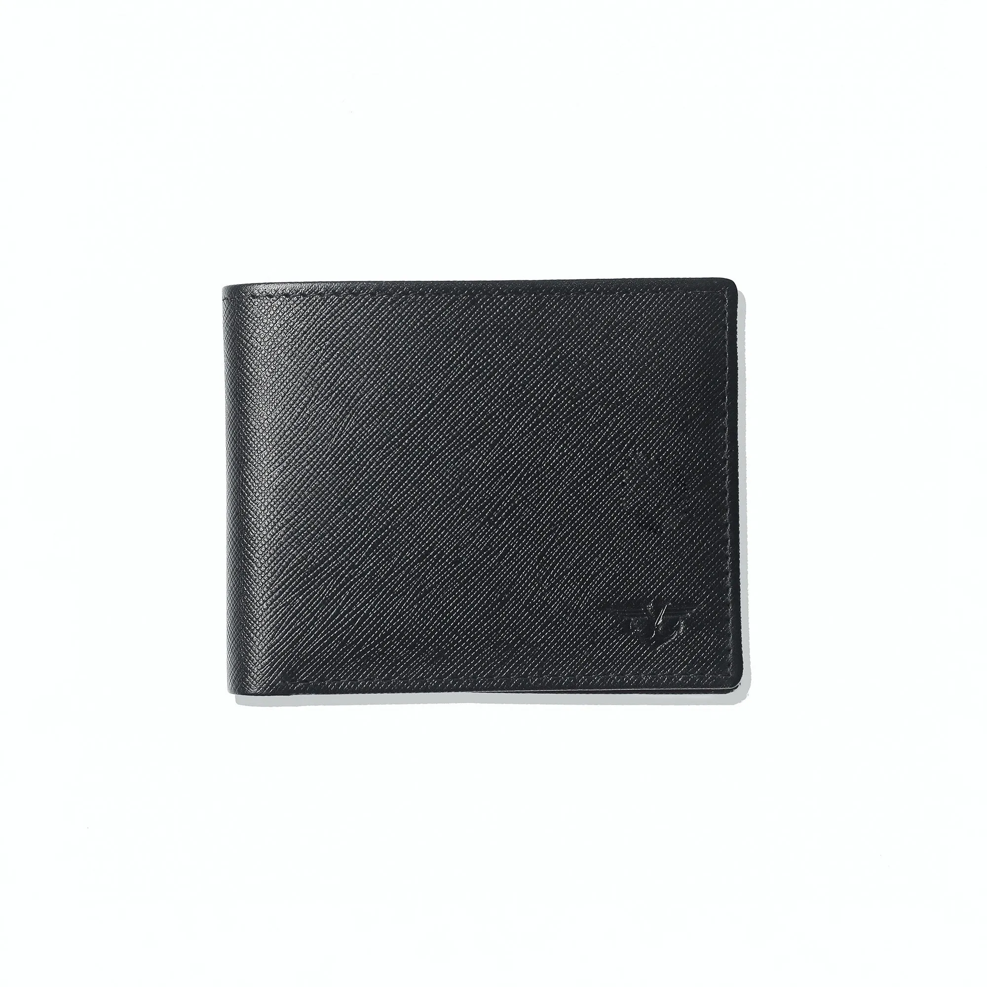 Elite Black Messenger Bag & Black Saffiano Leather Billfold