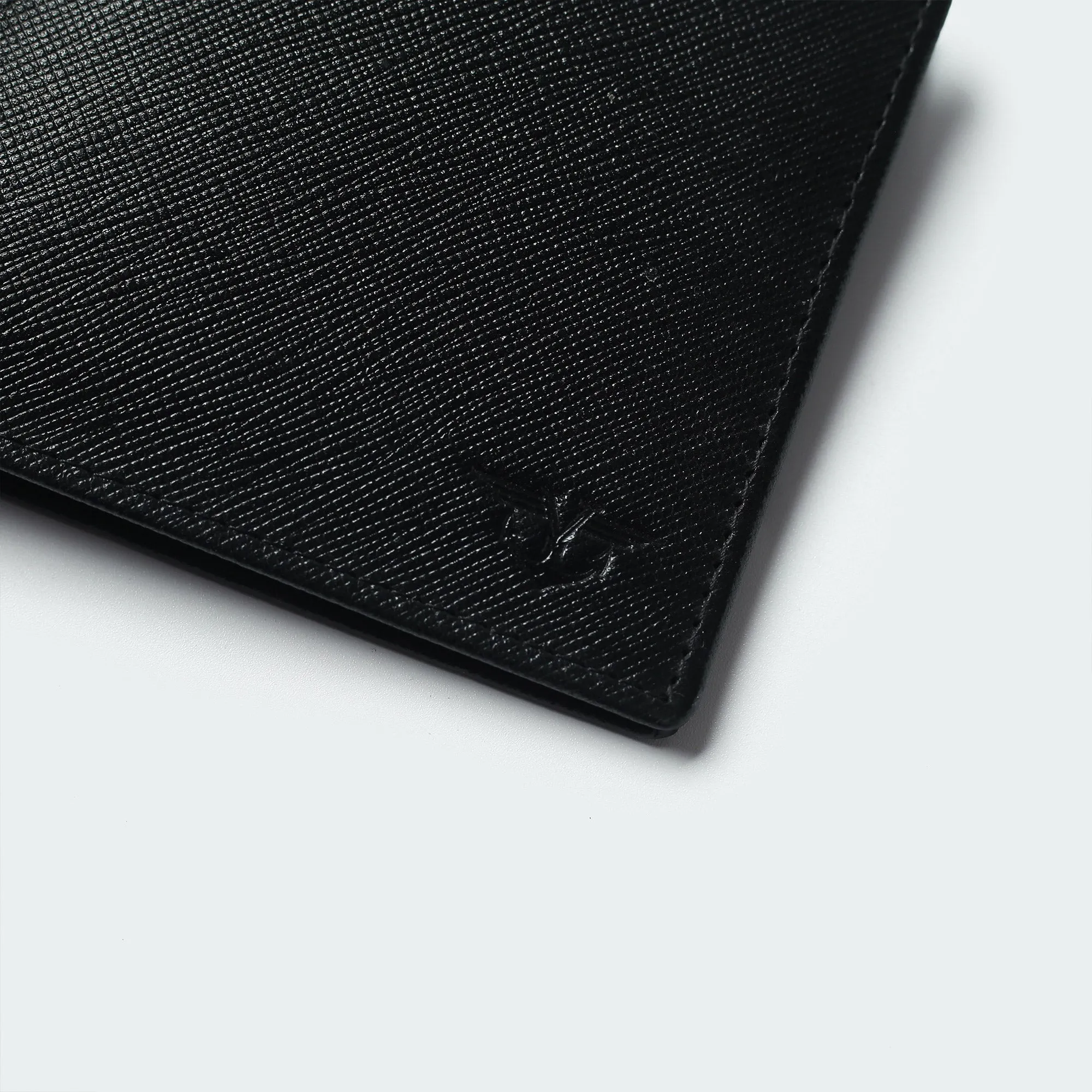 Elite Black Messenger Bag & Black Saffiano Leather Billfold