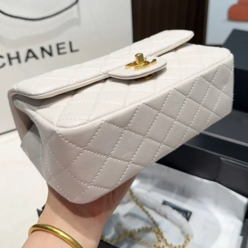 ESMEE - Flap Bag With Top Handle Milk