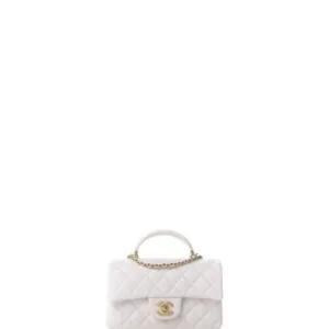 ESMEE - Flap Bag With Top Handle Milk