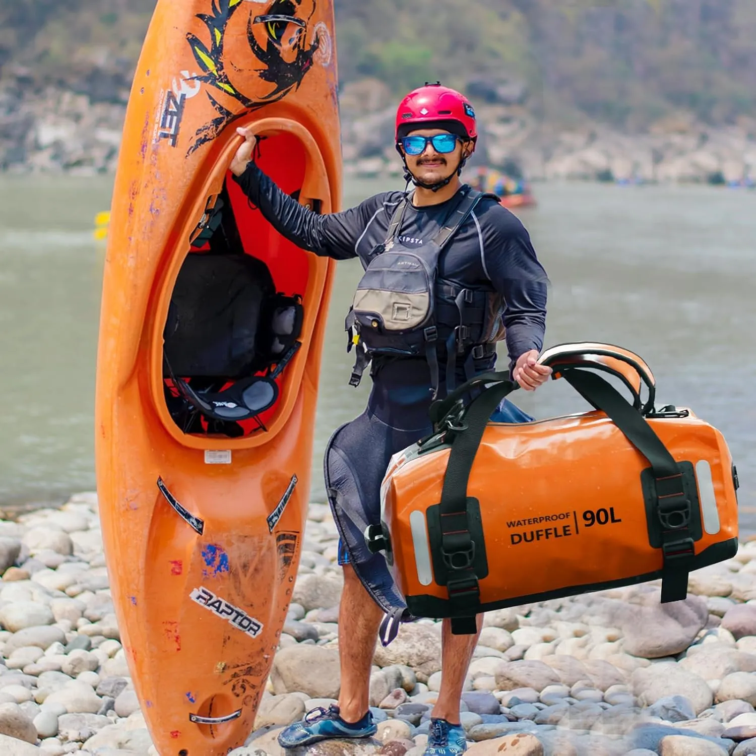 ESONE Dry Bags Waterproof Backpack for Men/Women Dry Bags for Kayaking Waterproof Backpack for Travel Dry Bag Backpack Waterproof Duffel Bag Applicable Boating Camping Paddle Board Surfing