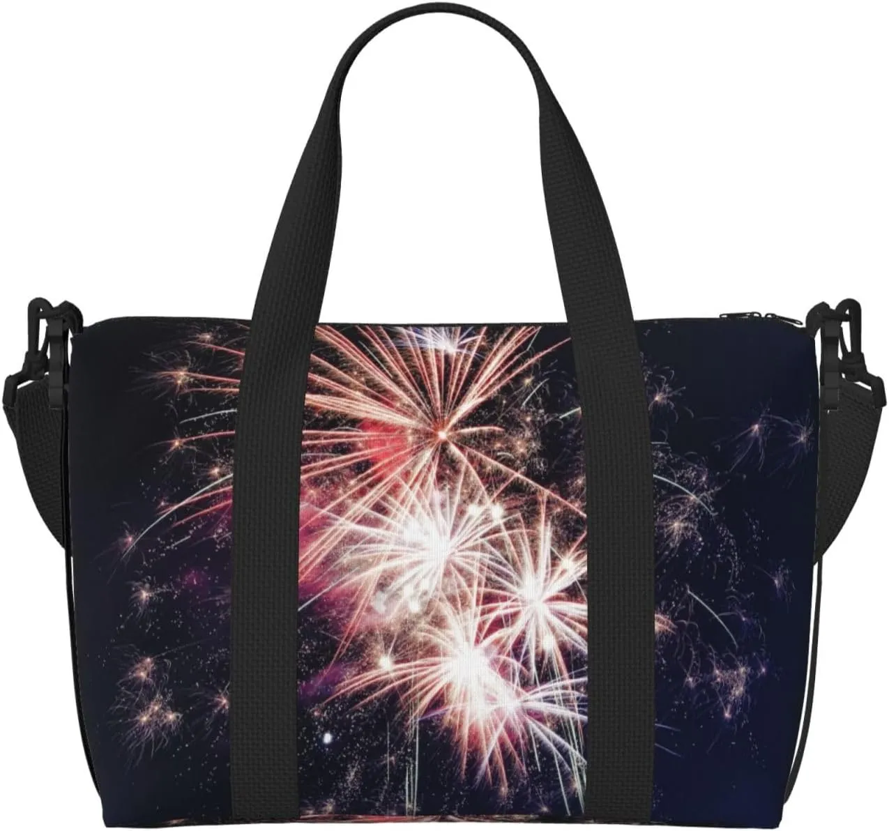 Explosion Firework Printingtravel Gym Bag For Tote Bag Carry On Luggage Sport Duffle
