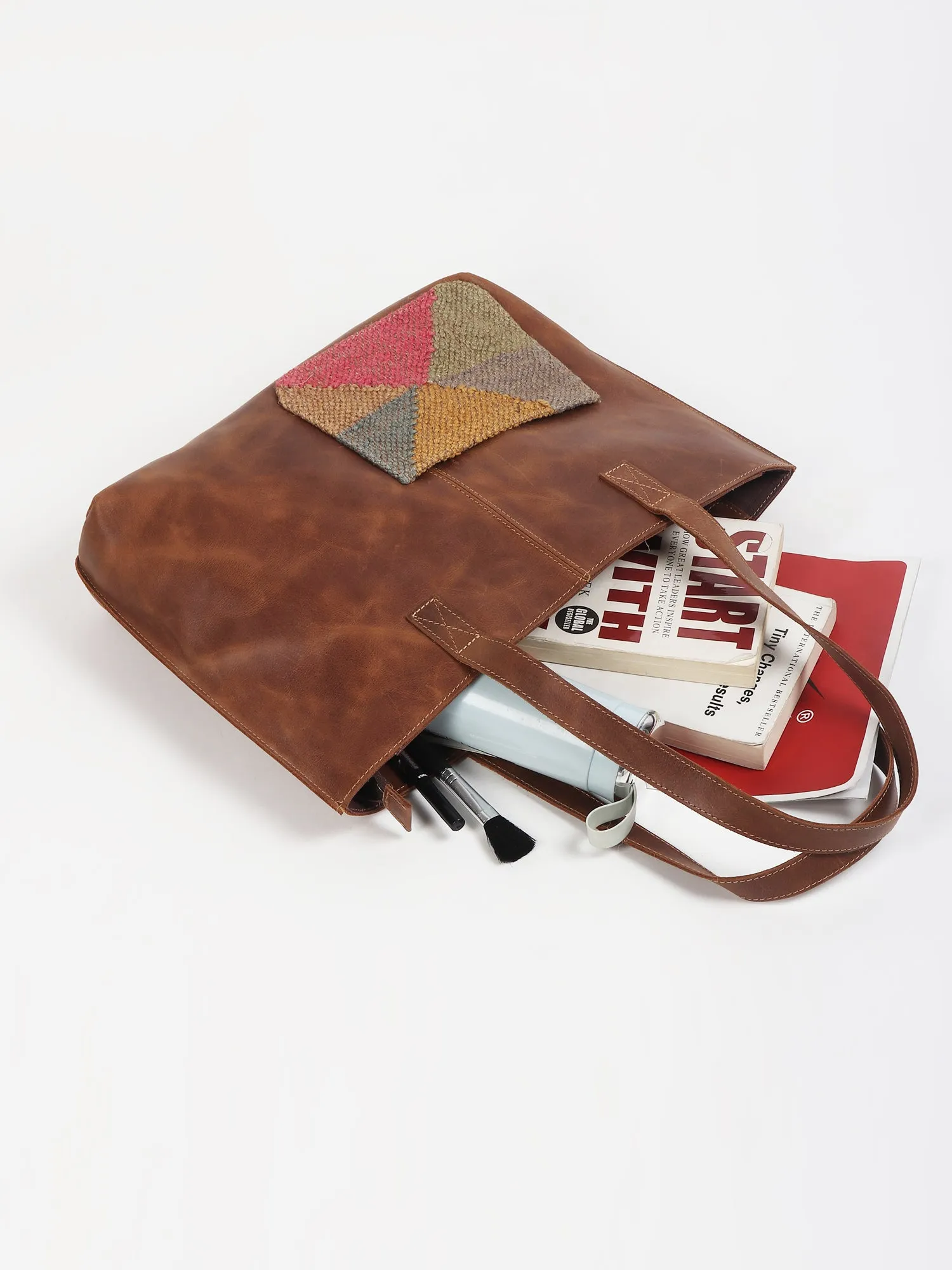 EZRA  - LEATHER HAND BAG