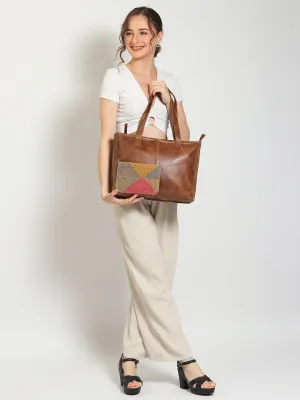 EZRA  - LEATHER HAND BAG