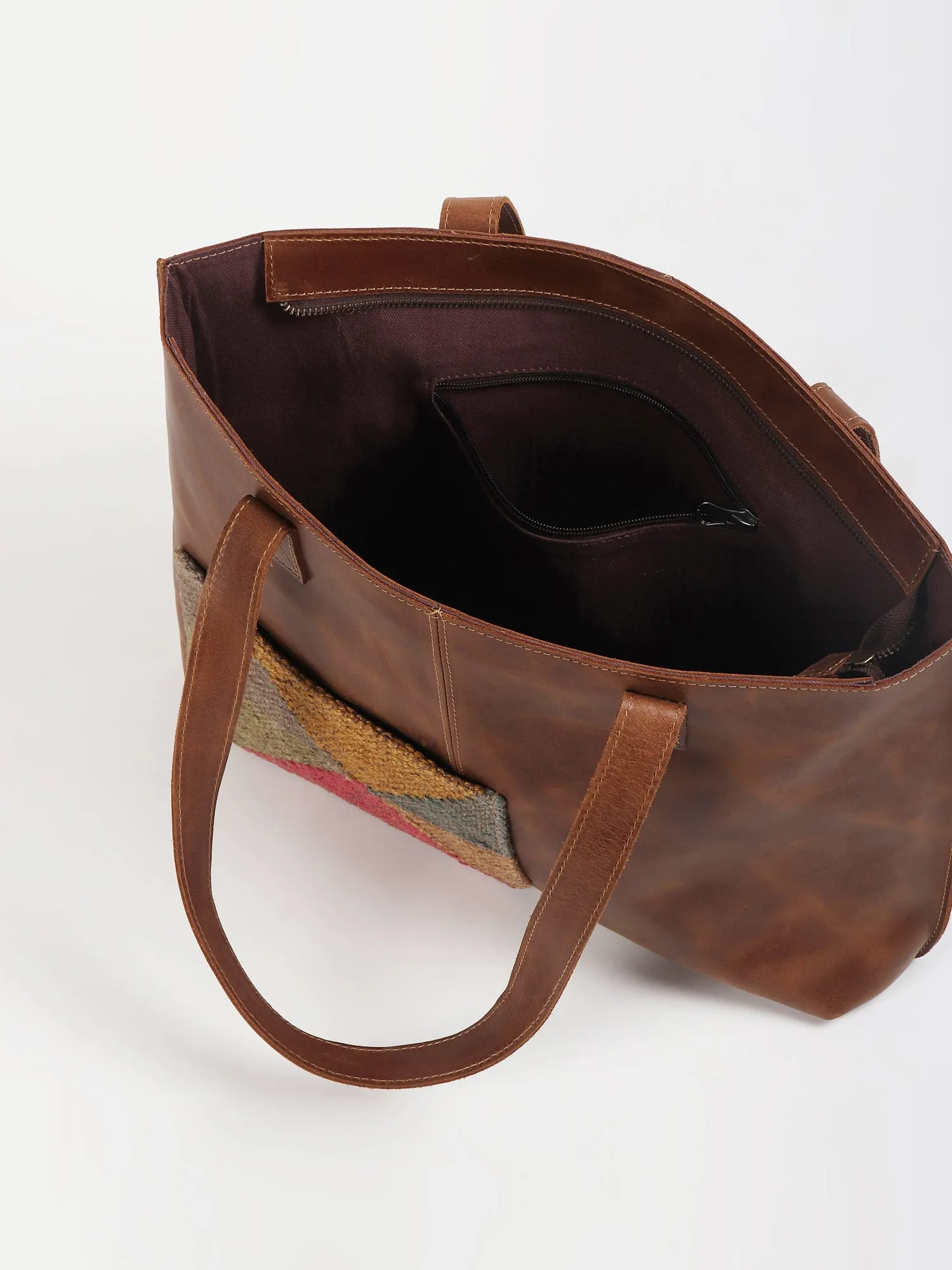 EZRA  - LEATHER HAND BAG