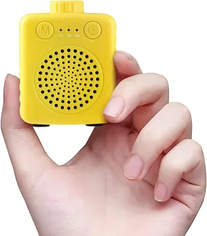 Fansbe Sleep Sound Machine Travel Size, White Noise Machine Baby Portable, Small Travel Sound Machines Adults Super Mini 20 Soothing Sounds Adjustable Volume for Home Travel and Office (Yellow)