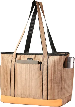 Fashion Teacher Tote Bag, Large Utility Work Bags with Laptop Compartment for Women & Men