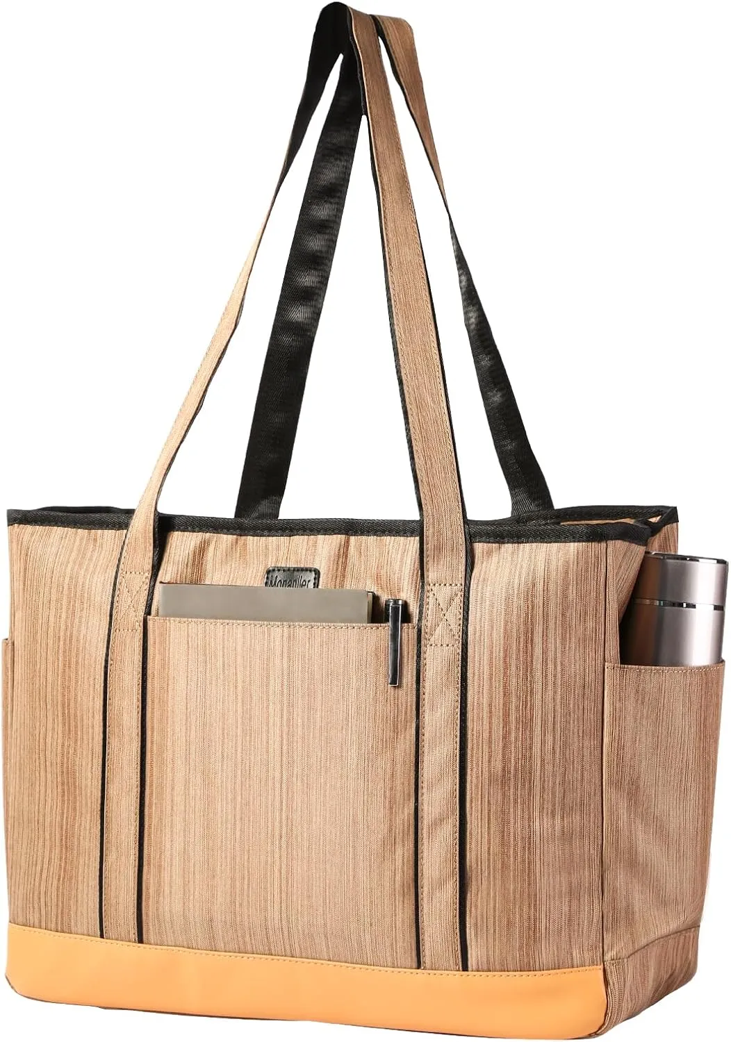 Fashion Teacher Tote Bag, Large Utility Work Bags with Laptop Compartment for Women & Men