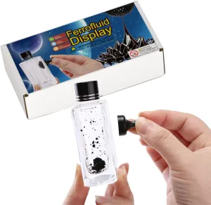 Ferrofluid Magnetic Fluid Liquid Display Kinetic Fidget Toys Adults Desk Toy Gift, Ferrofluid in a Bottle Gift Physics Toys Magnetic Executive Desk Toys Stress Relief Toys