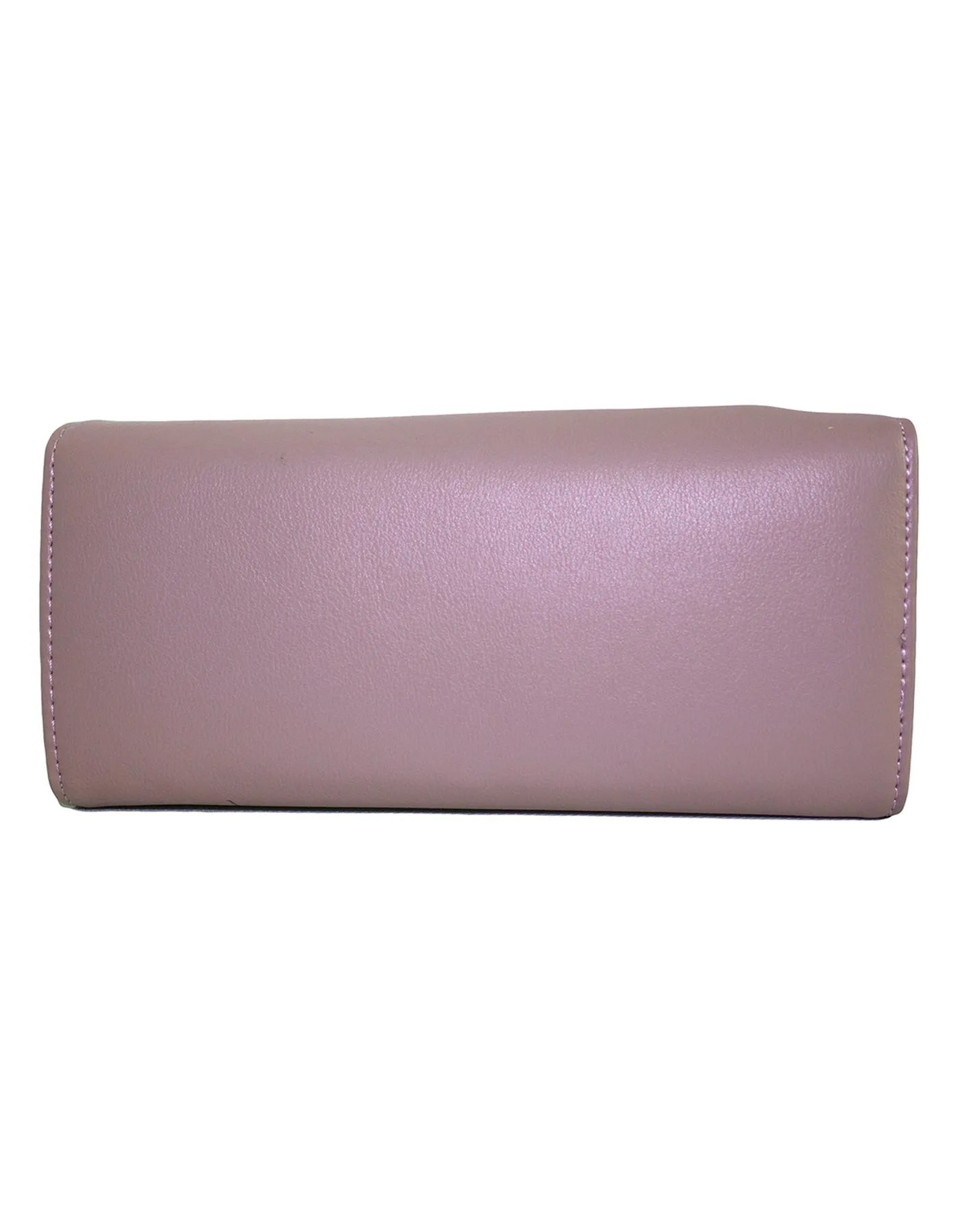 Fino 5696 Flap Over Faux Leather Purse with Cellphone Pouch & Box