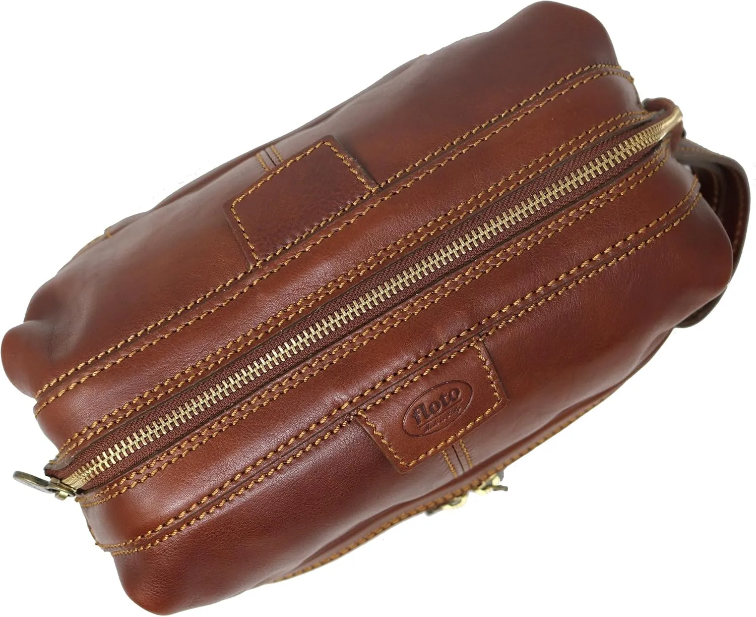 Floto Leather Toiletry Dopp Bag - Stylish & Durable Travel Organizer | Positano