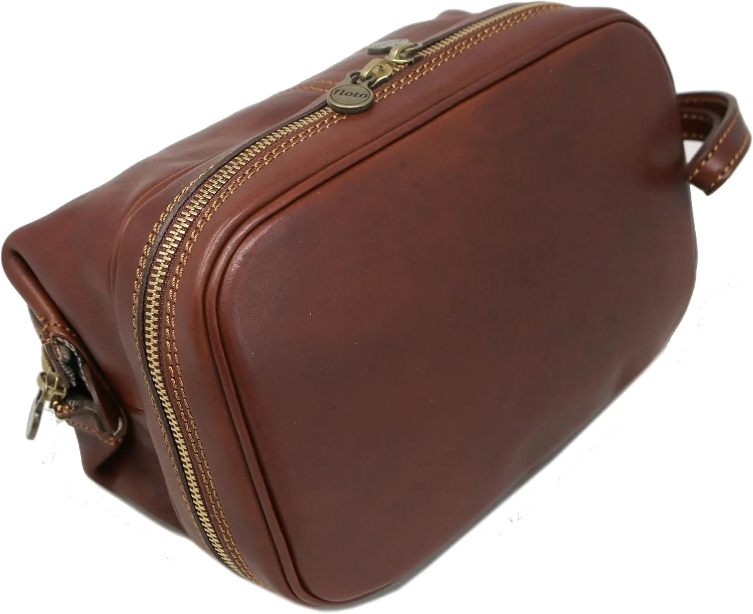 Floto Leather Toiletry Dopp Bag - Stylish & Durable Travel Organizer | Positano